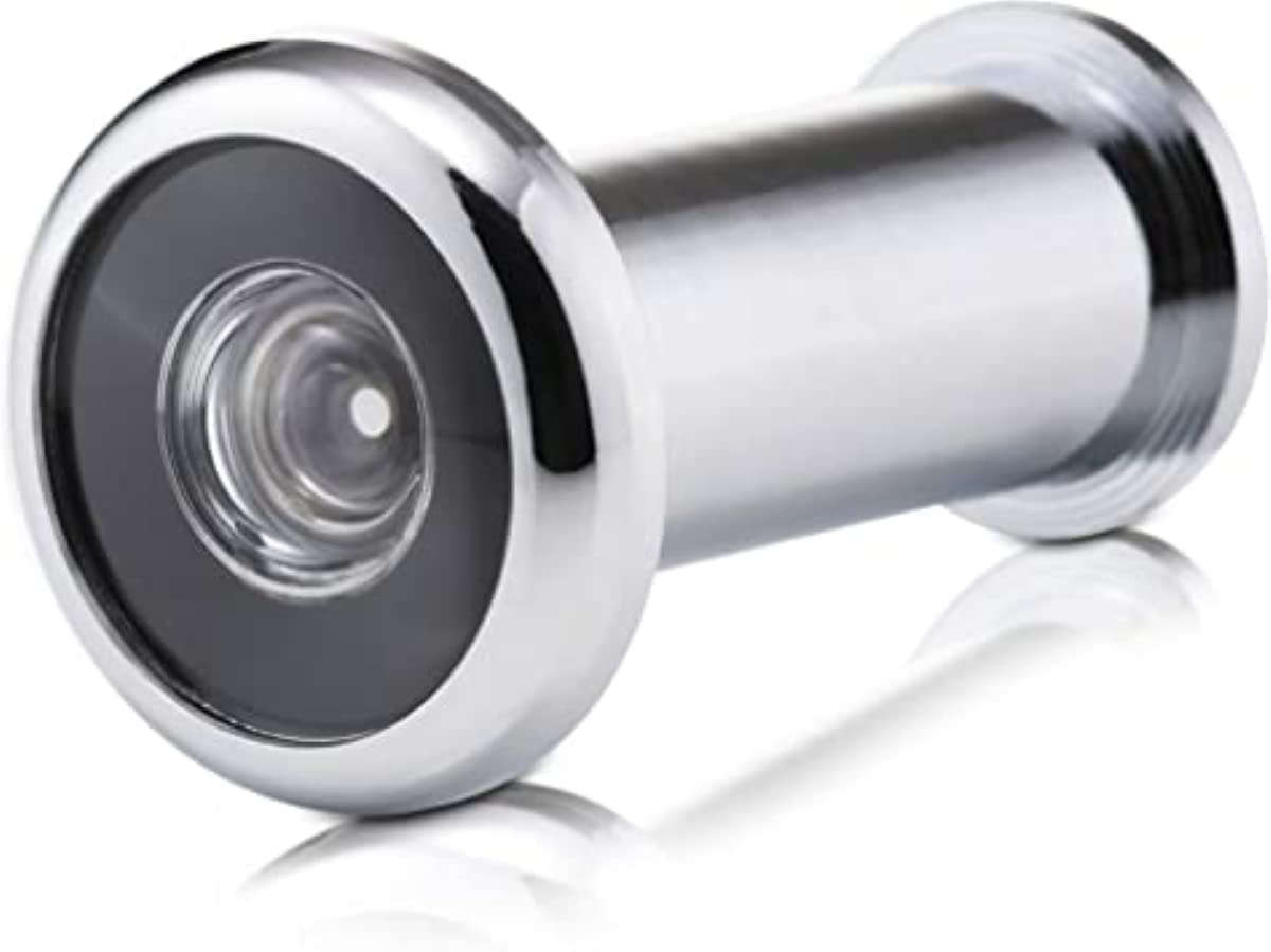 Royal Apex Wide Angle Security Spy Hole Polished Chrome Door Viewer to Front Door, Peep Hole, Door Spyhole, Door Viewers for Safety