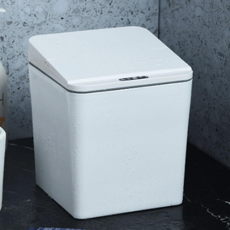 Induction Garbage Bin Intelligent Car Home Living Room Kitchen Desktop Storage ABS Material