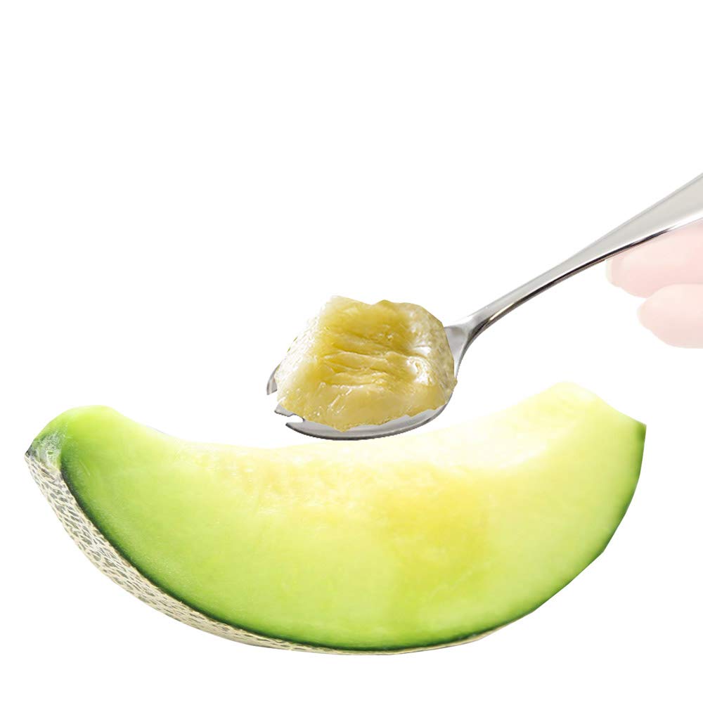 シルバー メロン専用スプーン、１７個セット Amazon | パール金属 シェルタ ステンレス製メロンスプーン(B