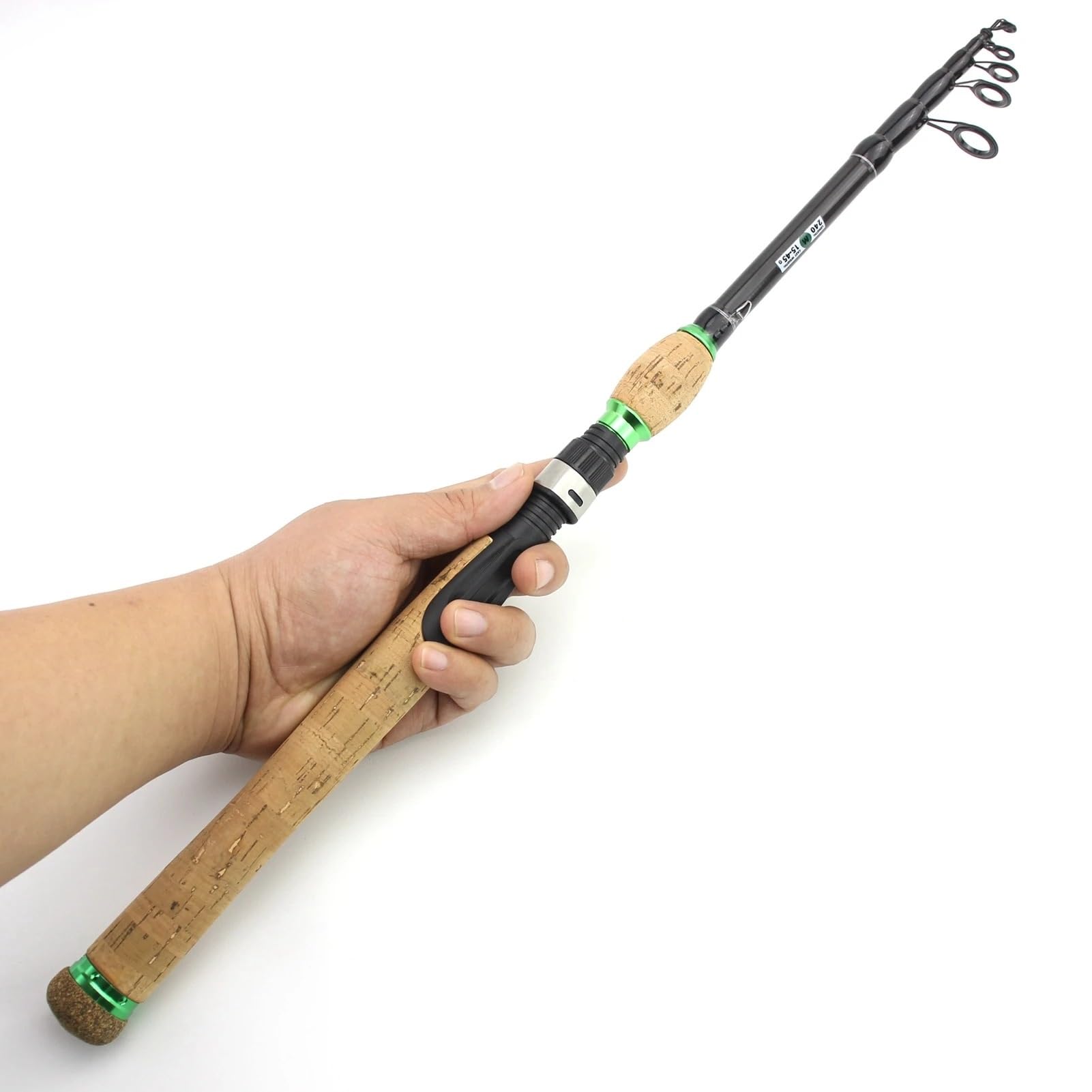 1 Pieza Modelo YG027 1,8 M 2,1 M 2,4 M 2,7 M CAÑA CAÑA DE Pescado Señuelo Spinning Pesca de Carbono Caña de fundición telescópica Tiro Largo rápido Trucha Lago Caña de Pescar