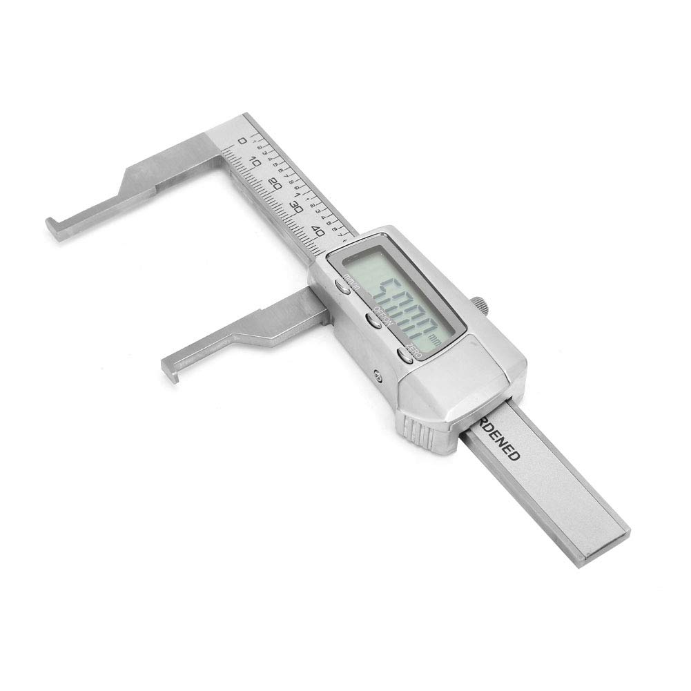 Haofy Calibre Digital Electrónico Calibre de Acero Inoxidable de 14-75 Mm con Función de Lectura Directa para Procesamiento Mecánico, para Ingenieros y Maquinistas