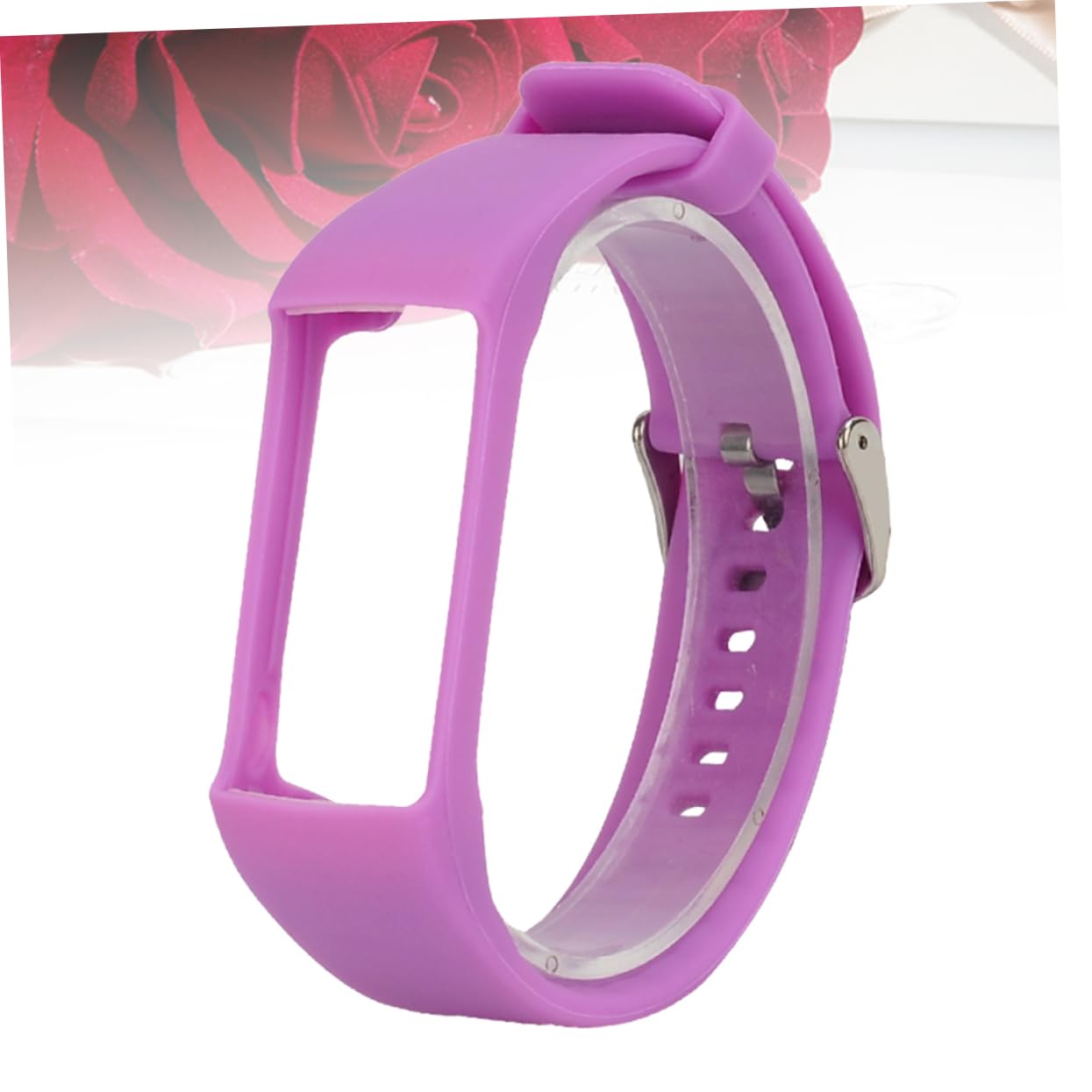 Gatuida 3 Uds Correa De Reloj De Moda Correa De Reloj De Silicona Correa De Reloj Elegante Correa De Reloj De Repuesto Pulsera Inteligente A370 Púrpura