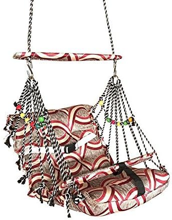 Aryan jhula Baby Hanging Home Swing, 0-2 Years (Multicolour, ARYAN22)