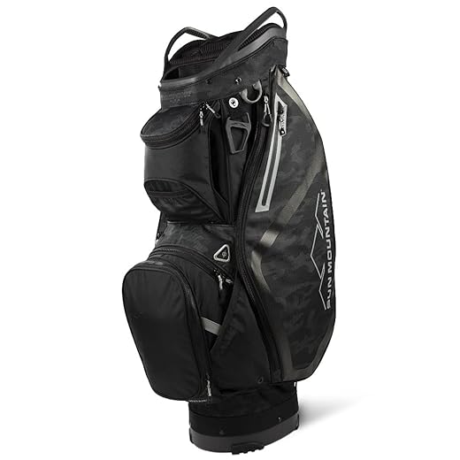 Sun Mountain New Golf Maverick 2022 14-Way Cart Bag - Black Camo/Black