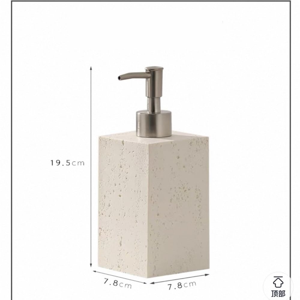 Pompa Dispenser di sapone for bagno e cucina, liquido con pompa in acciaio inossidabile argentato Accessori indispensabili per il bagno(B)