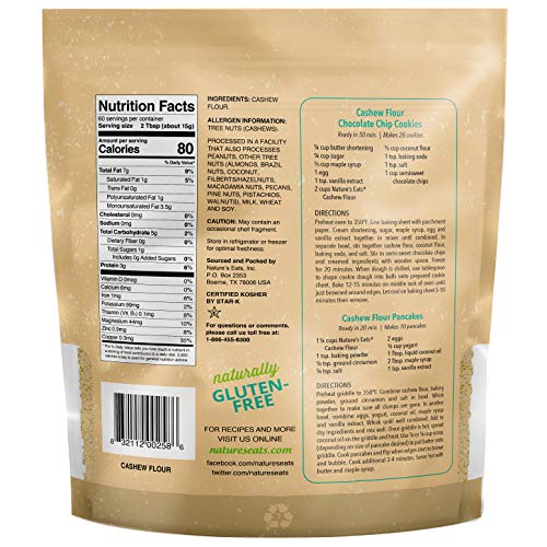 Nature's Eats Cashew Flour Finely Ground, 32 Ounce