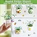 FOGWOWO 5422 Pcs Beaded Plant Kit Forever Plant Kit Green Glass Beads for Plant Making,Green Beads for Beaded Plants with Video Tutorials,Forever Plant Beads Leaf Bead for Jewelry Making DIY Craft