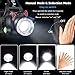 Headlamp Flashlight Head Lamp USB Rechargeable,Adjustable Head Light,Waterproof Led Headlight,Zoomable Brightest Head Lamps with Batteries,Motion Sensor Headlamps for Camping (Usb Rechargeable)