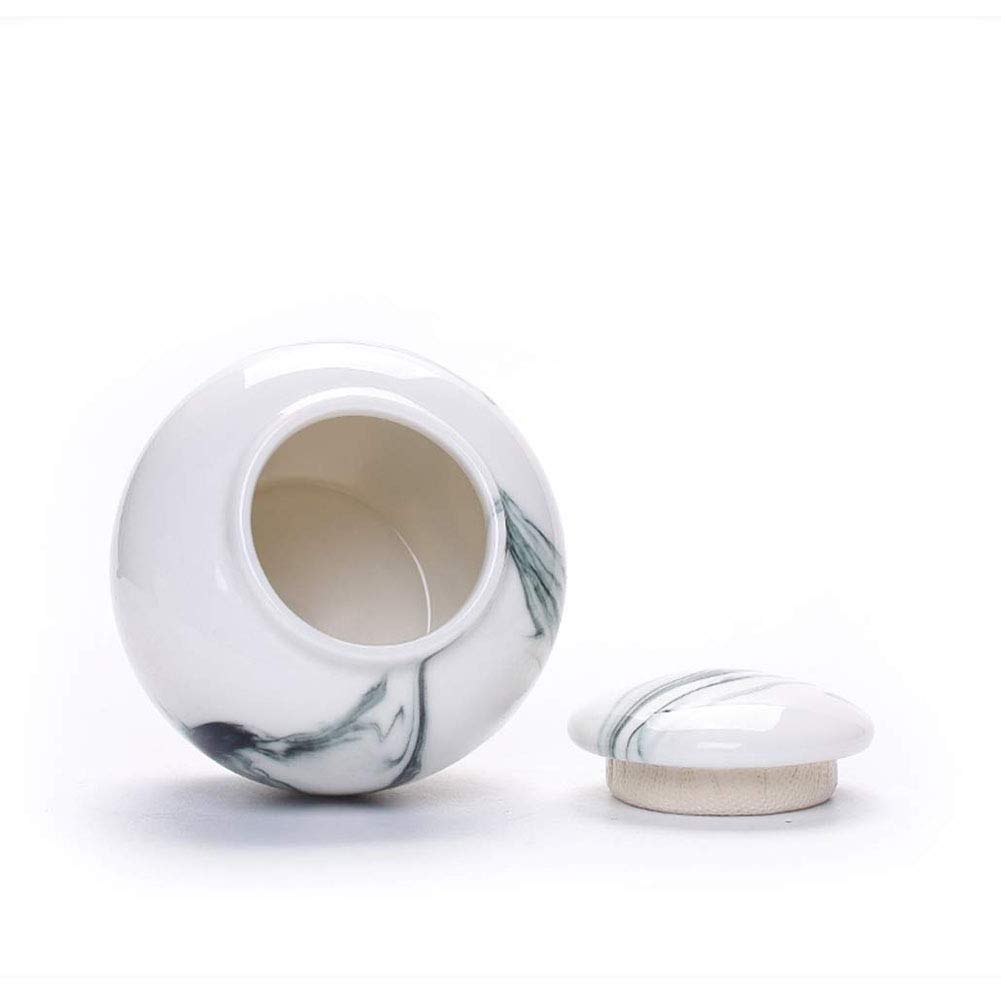 Urna dla zwierząt, Marmurowa urna pamiątkowa, piękne ceramiczne pomniki dla małych psów, kotów, zwierząt domowych, urny pogrzebowe, puszki na herbatę, hermetyczne