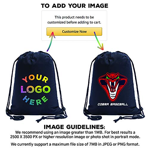 Mato & Hash Wholesale Custom Drawstring Backpacks, Personalized Promotional Cotton Bags - 20PK White CE27252