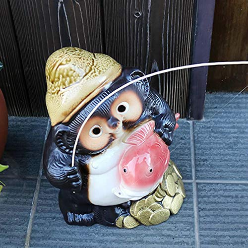 Amazon.co.jp: 信楽焼 たぬき【七福神たぬき恵比寿様 ta-0339】縁起物