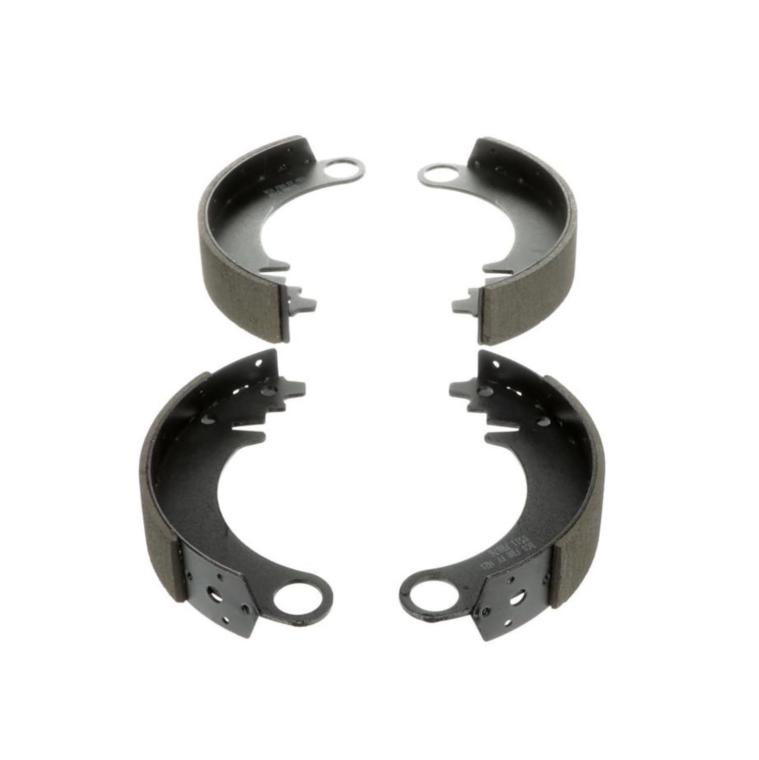 BOSCH BS76 Blue Drum Brake Shoe Set kompatibel mit Select Jeep: 1947-53 Willys, 1946 CJ-2A; FRONT