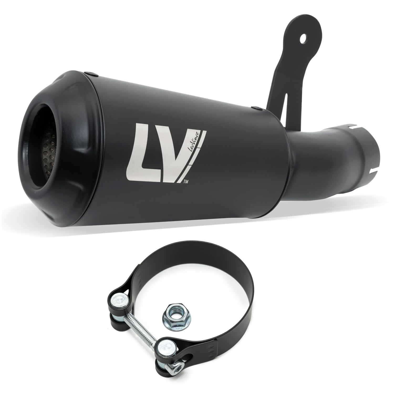 Endschalldämpfer LeoVince SLIP-ON SBK LV-10 FULL BLACK, Edelstahl schwarz, mit Zulassung für BMW S 1000 R
