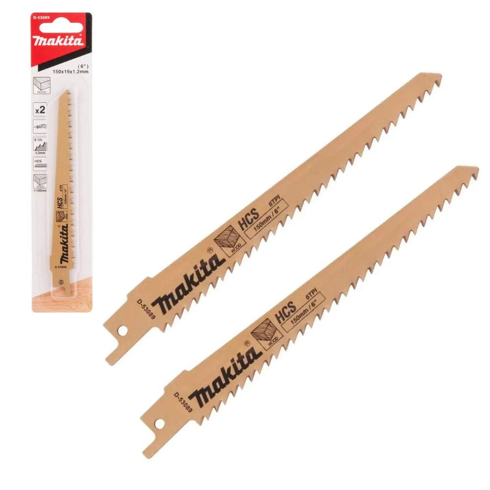 Makita Multi-Colour D-53089 Reciprocating Saw Blades - Wood