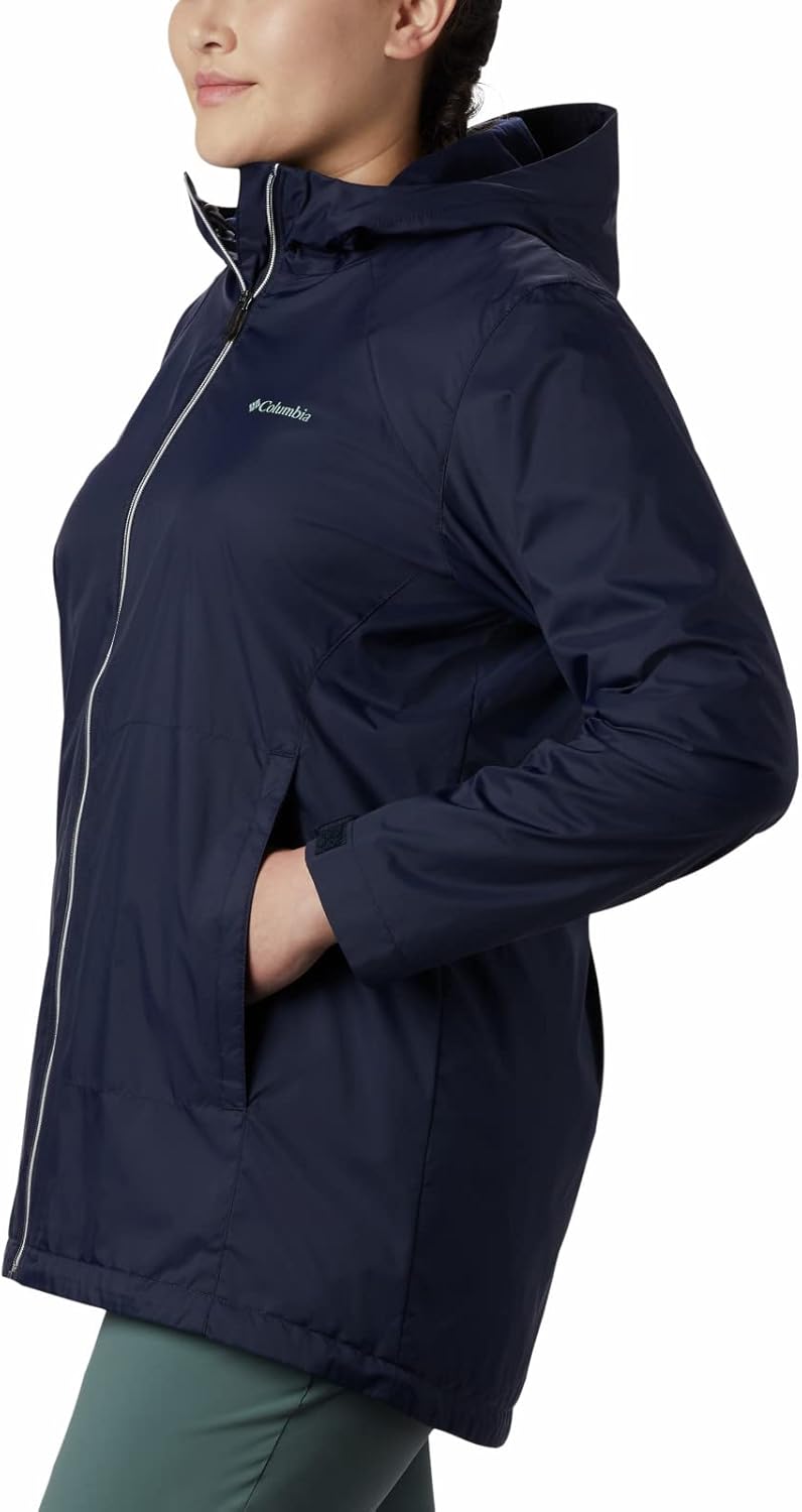 Columbia Women's Switchback Lined Long Jacket Dark Nocturnal Medium