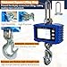 Digital Crane Scale,2200lb/1T Heavy Duty Digital Hanging Scale,Crane Scale Industrial with Remote Control and LCD Screen,High Precision Electronic Weighing Crane Scale for Market,Factory,Construction