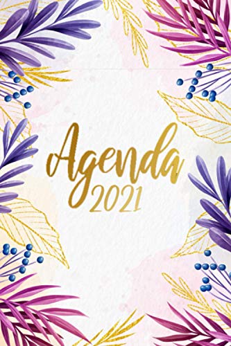 Télécharger Agenda 2021 Semainier Floral: Janvier-Décembre 2021 | 2 Pages par semaine livre En ligne