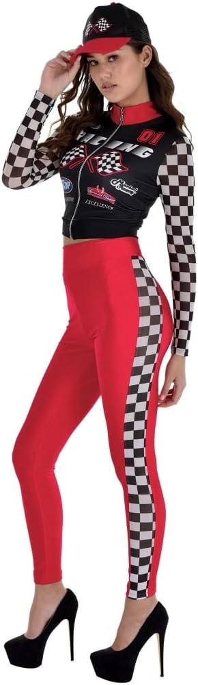 Amscan Racecar Driver Costume Women's Plus XXL (18-20)