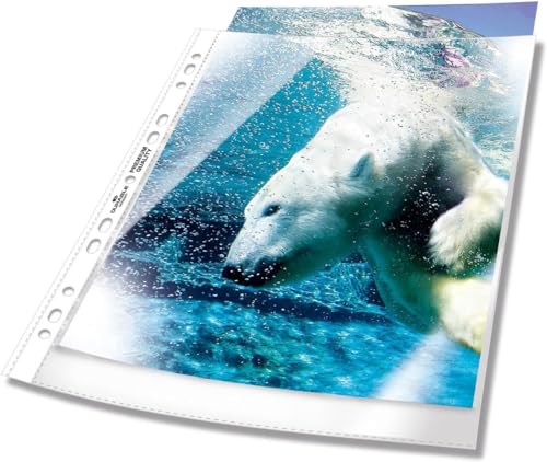 Durable Prospekthüllen Premium A4, 50 Stück, glasklar, 267719 – Ansicht 4