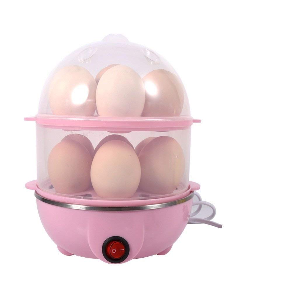 15 YEARS WARRANTY Double Layer Electric Egg Boiler & Steamer | Automatic Off, 14 Egg Poacher | 2-in-1 Non-Stick Egg Frying Pan for Omelette, Boiling, Steaming & Cooking-image-19