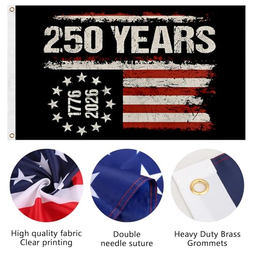 Image of 3x5 FT American Flag - Double-sided printing USA Flag with Bold Quote inchWe'll Put a Boot in Your As s It's the American Way inch,Made of Polyester,Vibrant Colors, Brass Grommets for Outdoor & Indoor Display (250TH-3)
