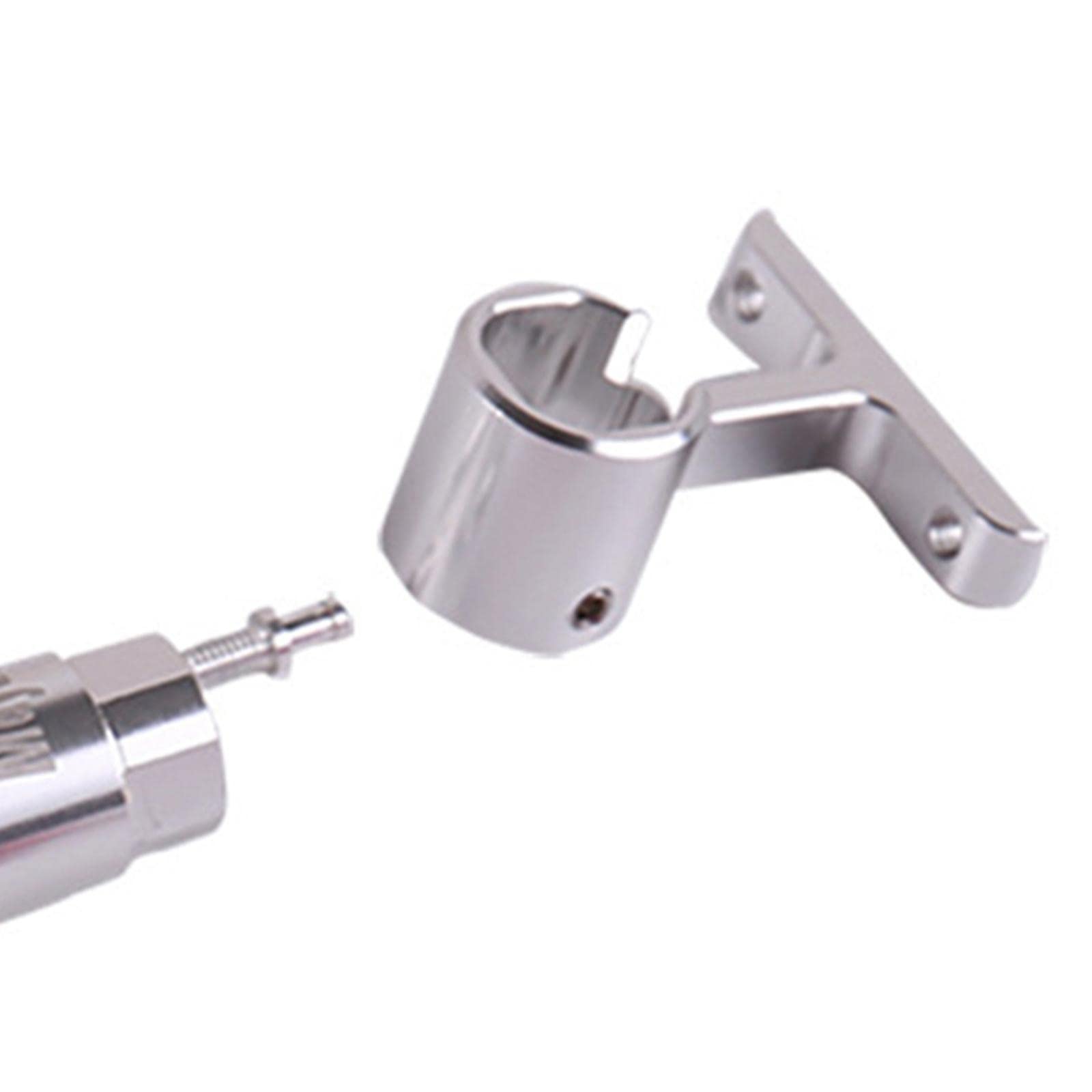 #N/A/a Kit de Reemplazo de Tubo de Silicona con Base de Aleación de Aluminio Y Tornillo M3 para Motor de Coche RC Y Avión, Plata
