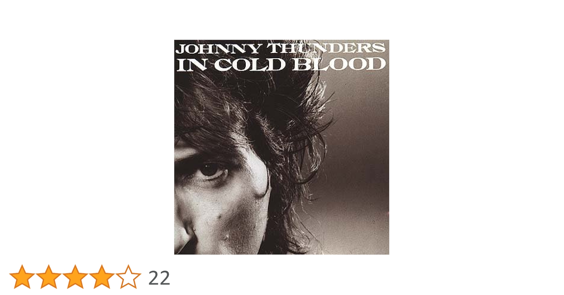 Johnny Thunders In Cold Blood レコード In Cold Blood (Johnny Thunders album) - Wikipedia