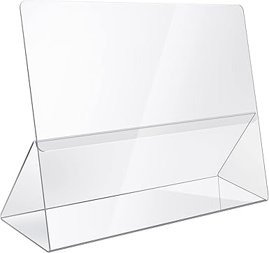 Amazon Co Jp Srenta 丈夫なアクリル製クックブックスタンド 透明 見やすい Ipad タブレットホルダー 料理 ベーキングに最適 料理本を汚さず パソコン 周辺機器