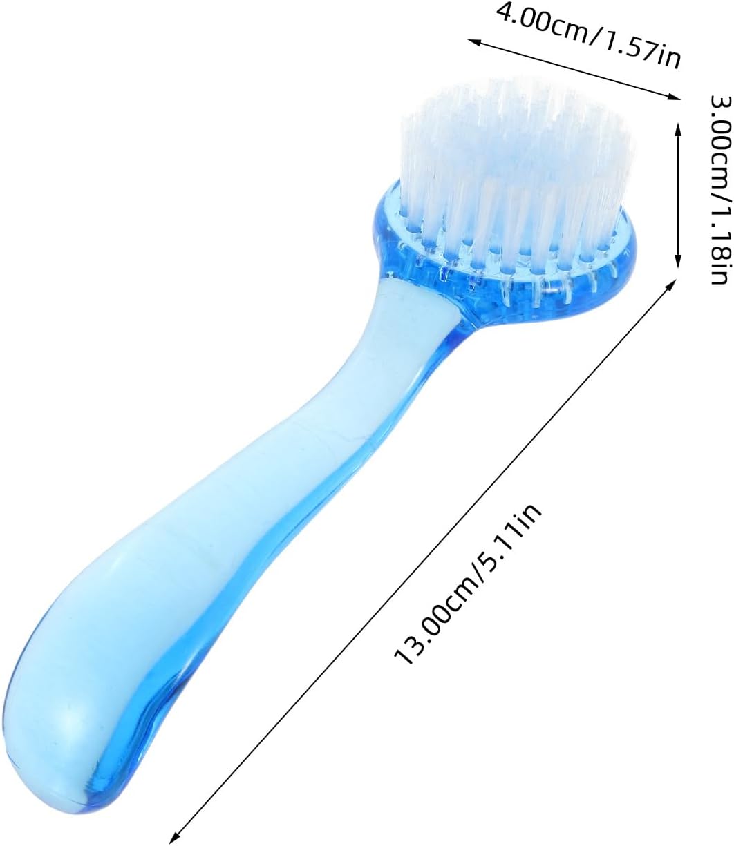 Healvian Premium Manual Facial Brush, 4 Pieces Facial Cleansing Brush, Soft Hair, Long Handle, Massage Function, Manual Cleaning Brush for Face Care and Healvian Premium Manual Facial Brush, 4 Pieces Facial Cleansing Brush, Soft Hair, Long Handle, Massage Function, Manual Cleaning Brush for Face Care and