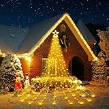 christbaum beleuchtung aldi 【Superhelle Weihnachtsbaum-Sternlichter】 Der Lichteffekt dieses Weihnachtsdekorationsstern-Eiszapfenlichts ist sehr hell und eignet sich sehr gut zum Dekorieren des Weihnachtsbaums, des Rasens und des Innenhofs.