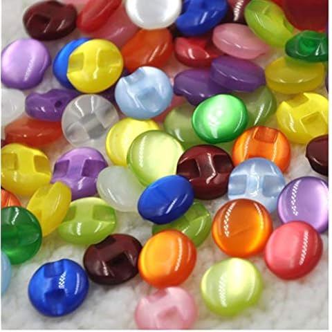 Botones de costura Piedra del Gato 100pcs Ropa del niño del Color del Caramelo del Ojo del botón/de Costura Cover