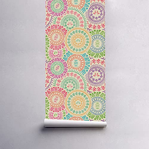 Mural Magic-Stick cercles géométriques ronds 416x254 cm - 5