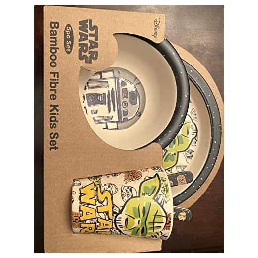 Bamboo Fibre Dinner 5pc Set Star Wars