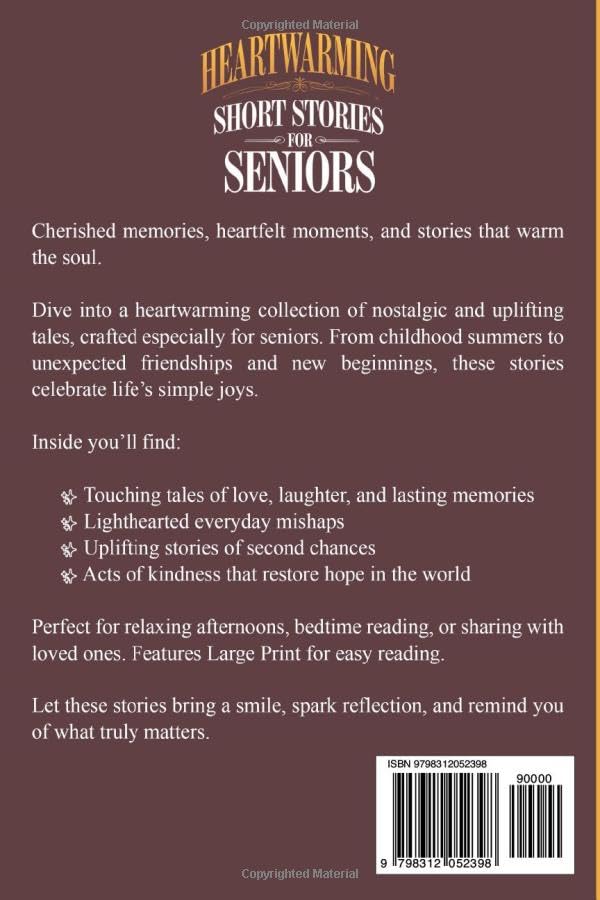 Heartwarming Short Stories for Seniors: Relaxing and Uplifting Short Stories for Seniors – Large Print Edition (Easy Moments for Seniors) - Image 2