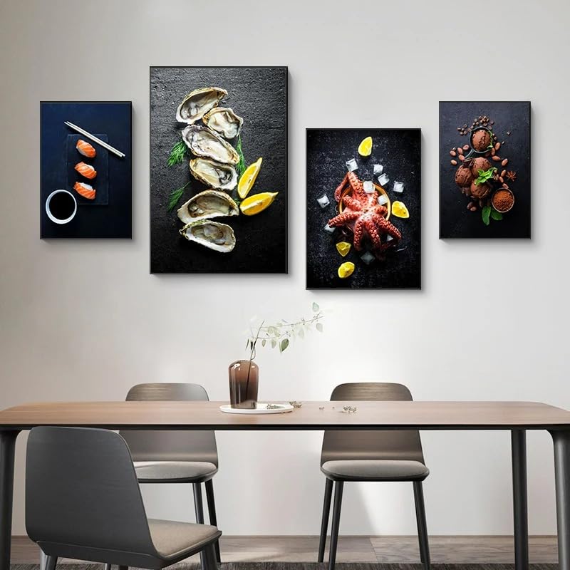 Image of LED Backlit Poster Frame (Non-Digital) for Advertising | Ultra Slim Display Frame for Restaurants, Cafes & Cinemas | Glass Desktop Menu Holder with LED Light (A3)
