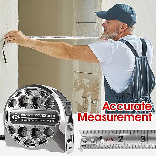 2 Cintas métricas retráctiles de acero inox 7.5 m miniatura 6
