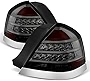 ACANII - For 1998-2011 Ford Crown Victoria Smoked Lens LED Tail Lights Tail Lamps Assembly Rear Replacement Left+Right
