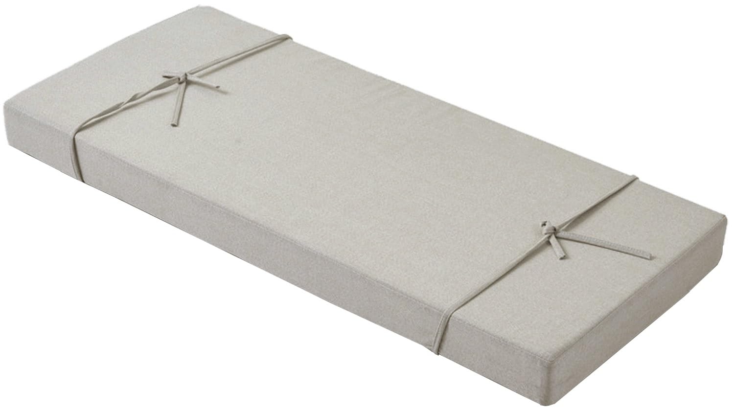 Pokrowiec na ławkę do wewnątrz, antypoślizgowa podkładka do siedzenia, na ławki 2-, 3, 4-osobowe, 120, 150, 80, 90 x 30, 40, 50 cm, idealna do ogrodu wykuszowego, patio i werandy, kolor biały, 140 x