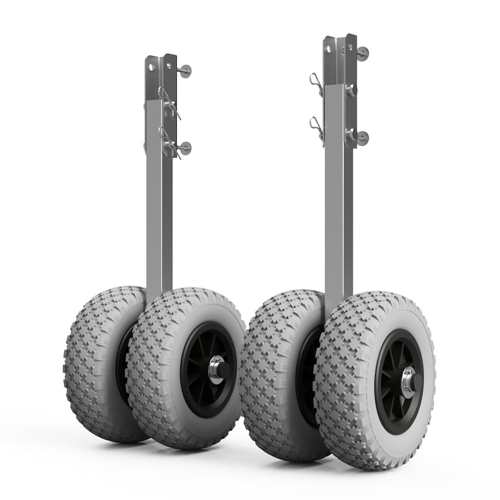 SUPROD Ruedas de Lanzamiento Ruedas de botadura para Transporte Acero Inoxidable EW200
