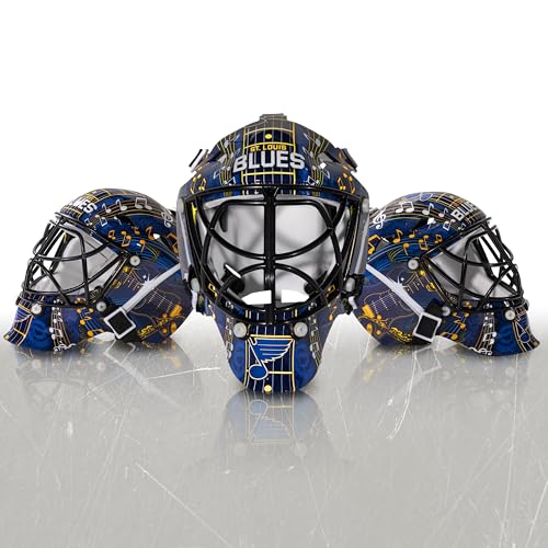 Franklin Sports unisex NHL Team Licensed - Mini hockey goalie masks, Team Specific, One Size US - Thumbnail 6