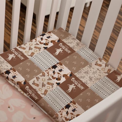 Image of Western Blanket, Western Decor for Nursery Room, Baby Blankets for Boys Girls, Cowboy Baby Blankets, Western Baby Stuff, Soft Warm Lightweight Nursery Bed Blanket for Newborn Toddlers (04, 30x40 in)