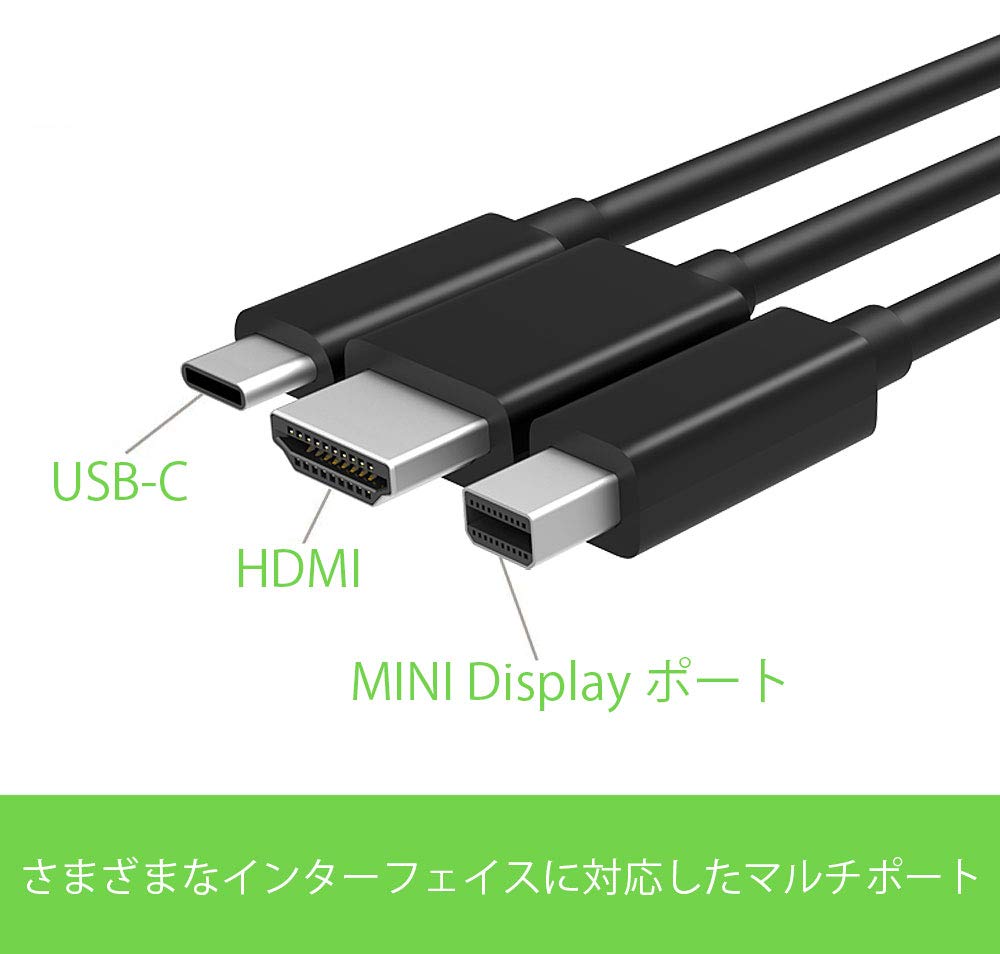 Amazon.co.jp: Belkin マルチポート変換ケーブル 会議室ディスプレイ