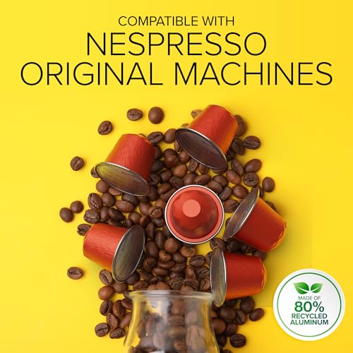 Image of Organic USDA Bestpresso Coffee Aluminum Espresso Pods For Nespresso Original Machine 480 Pack (Naturally Strong)