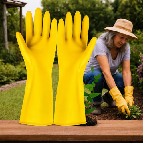 TrustBasket Heavy Duty Gardening Gloves for Planting, Weeding & G...
