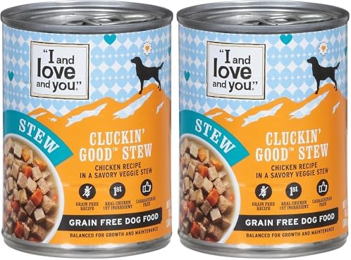 I AND LOVE AND YOU" Naked Essentials Wet Dog Food - Grain Free and Canned, Chicken, 13-Ounce (Pack of 2) image 3