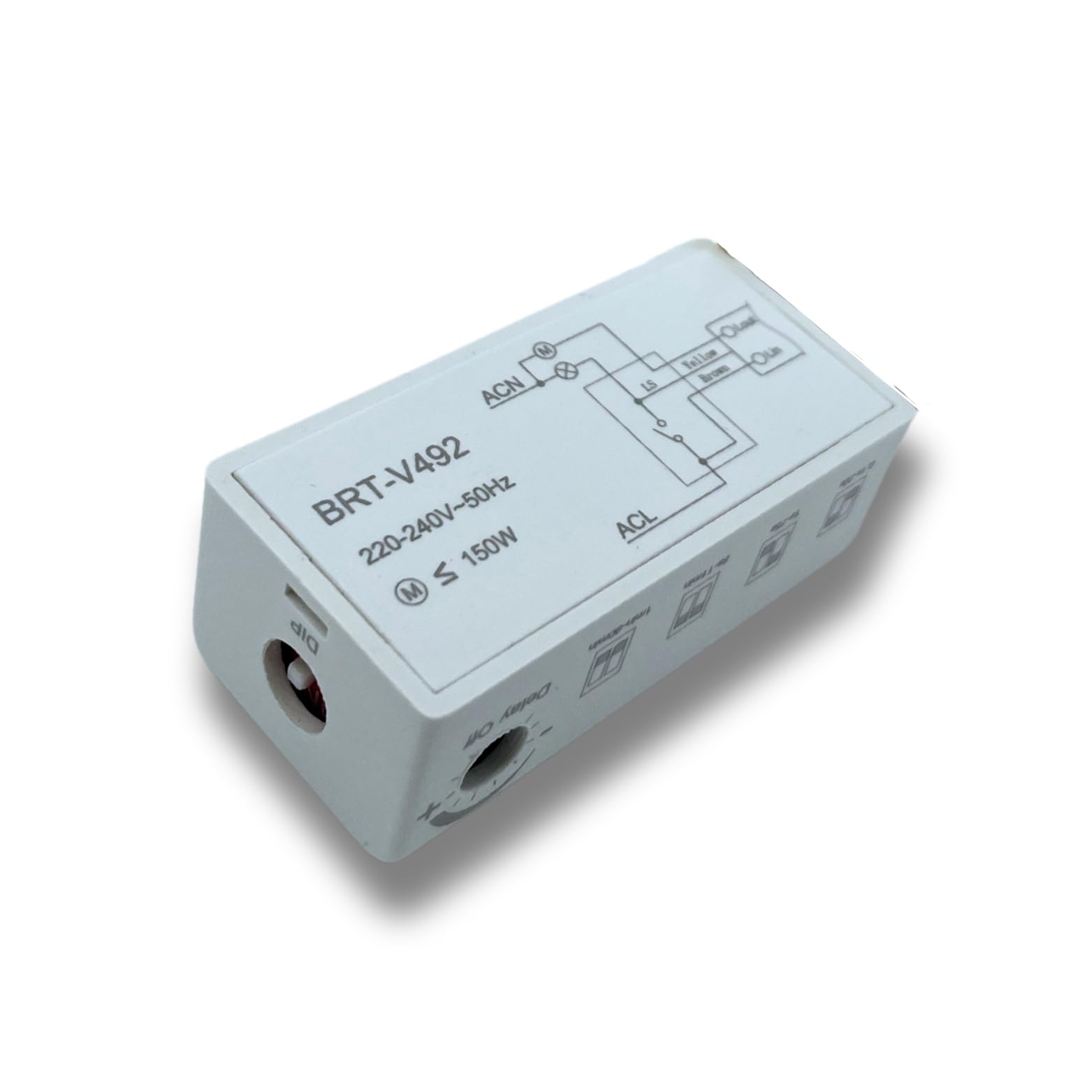 AirTech-UK Electronic Delay-off and Delay-on Timer Module Switch Fan and Light, White