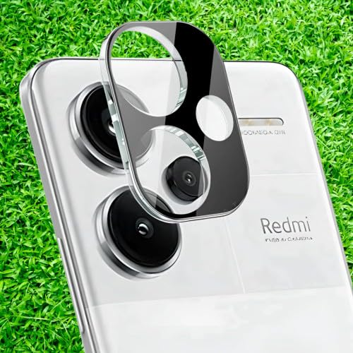 Image of ZARALA Glass Camera Lens Protector For redmi note 13 pro plus [9H Hardness] [6D Lens Protector ] [Easy Installation] Black (redmi note 13 pro plus)