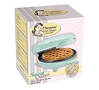 Bestron Mini-Waffeleisen für klassische Waffeln, kleiner Waffelmaker mit Antihaftbeschichtung, für Kindergeburtstage, Familienfeiern, Ostern oder Weihnachten, Retro Design, 550 Watt, Farbe: Mint único – Ansicht 7