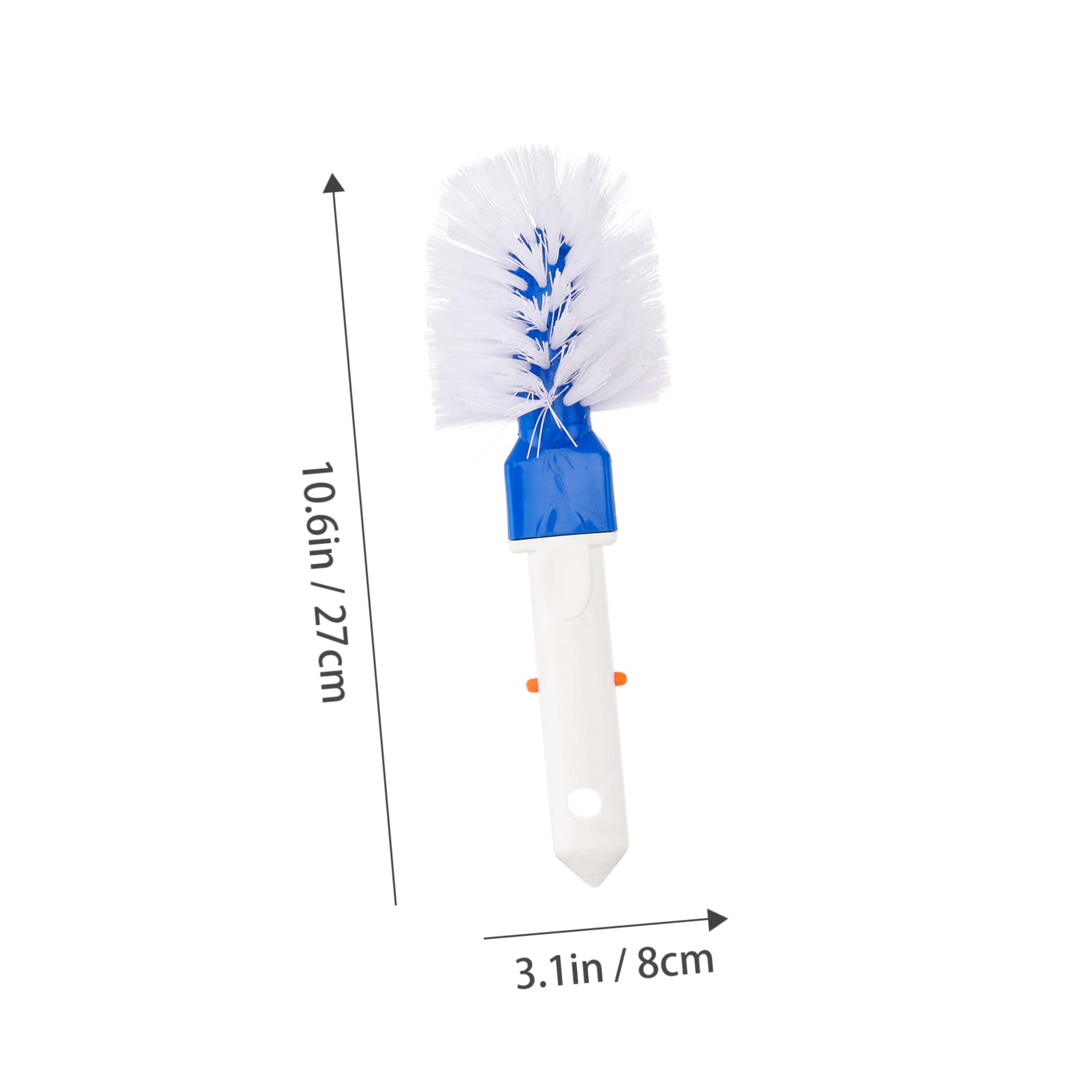 Abaodam Efficient Pool Corner Cleaning Brush Handheld Cleaning Brush for Swimming Pool Maintenance