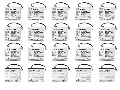 (20 Pack) XSP Battery for Texas INSTRUMENTSN2/AC/2L1/A TI-84 C Silver TI-84 Plus C Silver Edition TI-Nspire CAS PN 1815 F071D 3.7L1060SP 3.7L1200SP 3.7L1230SP 541383800002-G0311